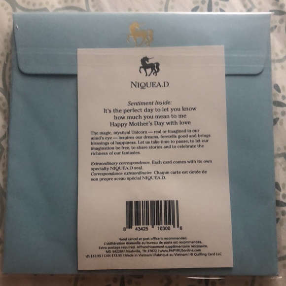 Swans quilling style Papyrus mother’s day card - Picture 2 of 3